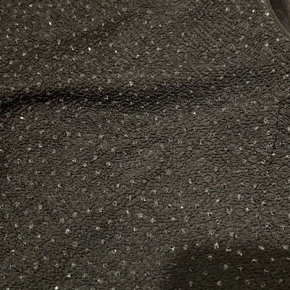 David Warren NY NWT black sparkly sleeveless zip back keyhole lined sheath dress - Picture 5 of 13